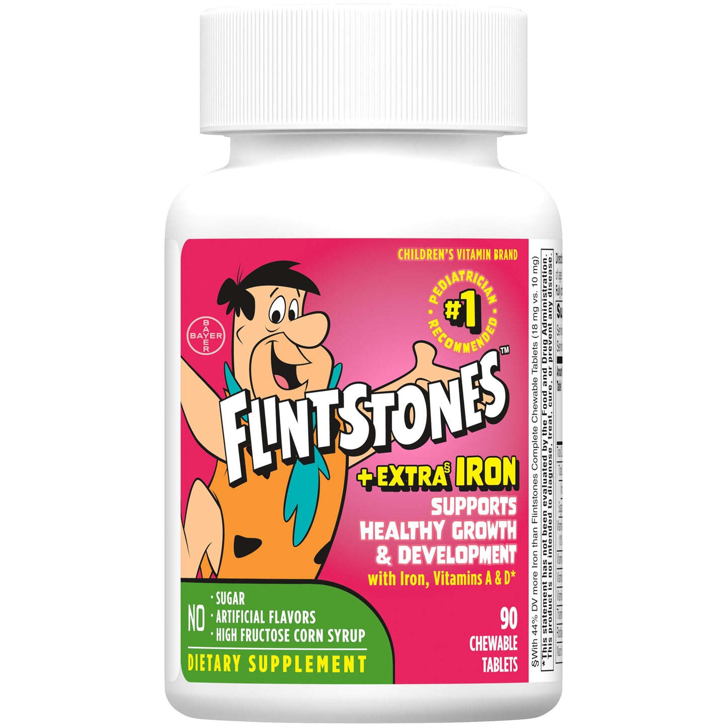 Flintstones Extra Iron Chewable Tablets