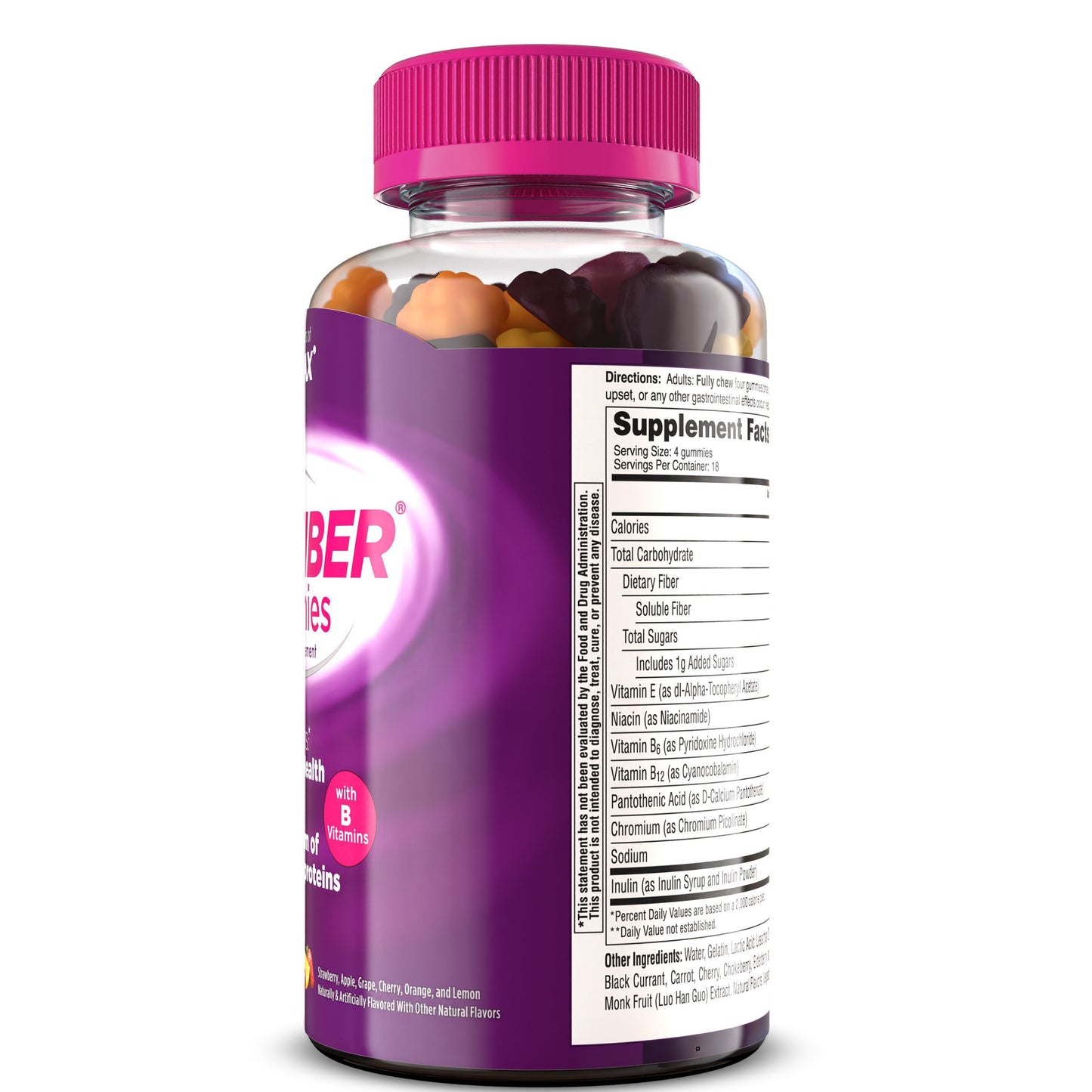 MiraFIBER 8g Fiber Digestive Health Support Gummies