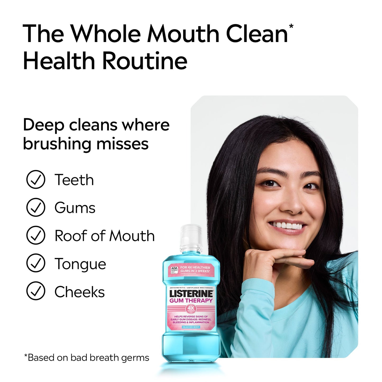 Listerine Gum Therapy Anti-Gingivitis Mouthwash - Glacier Mint