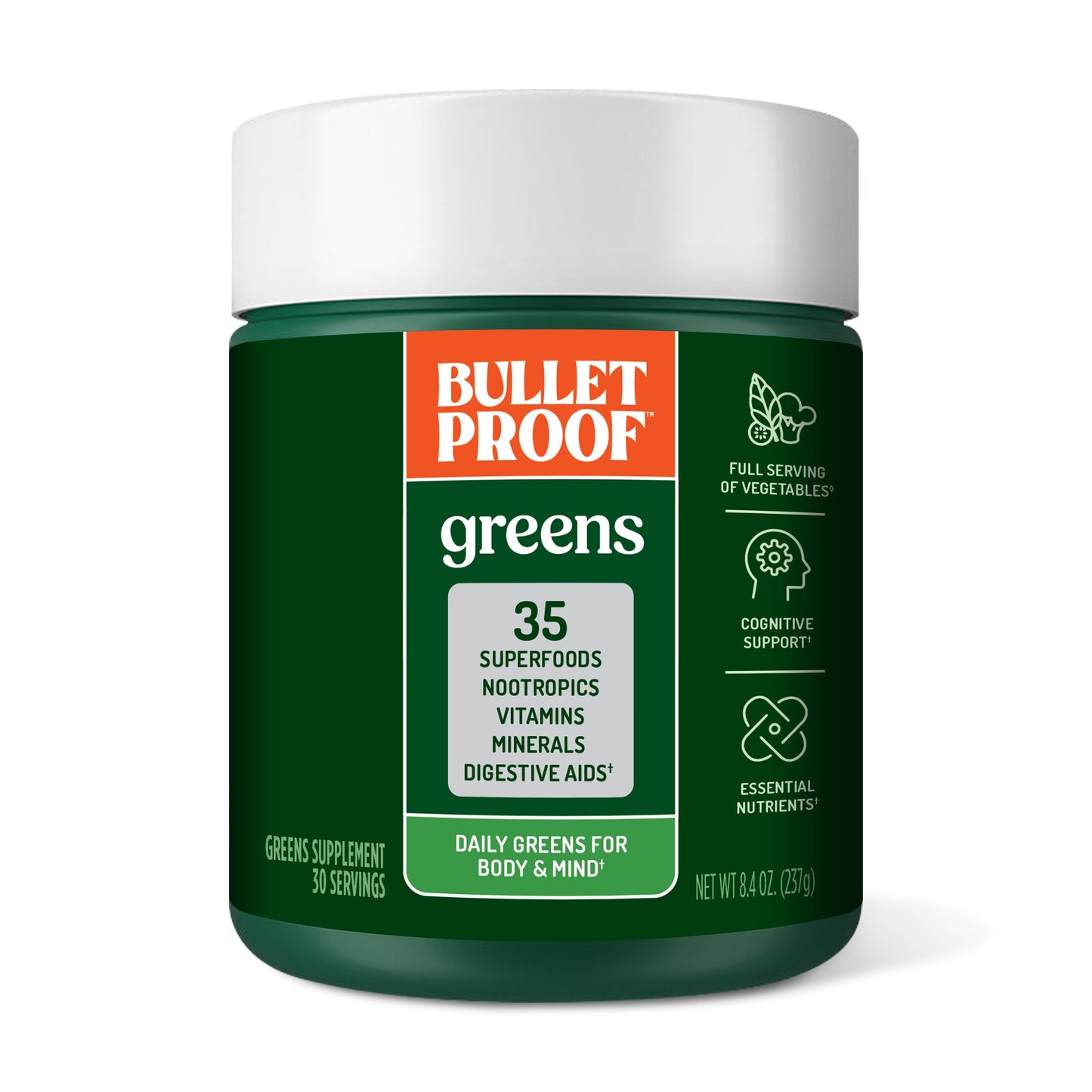 Bulletproof Daily Greens for Body & Mind