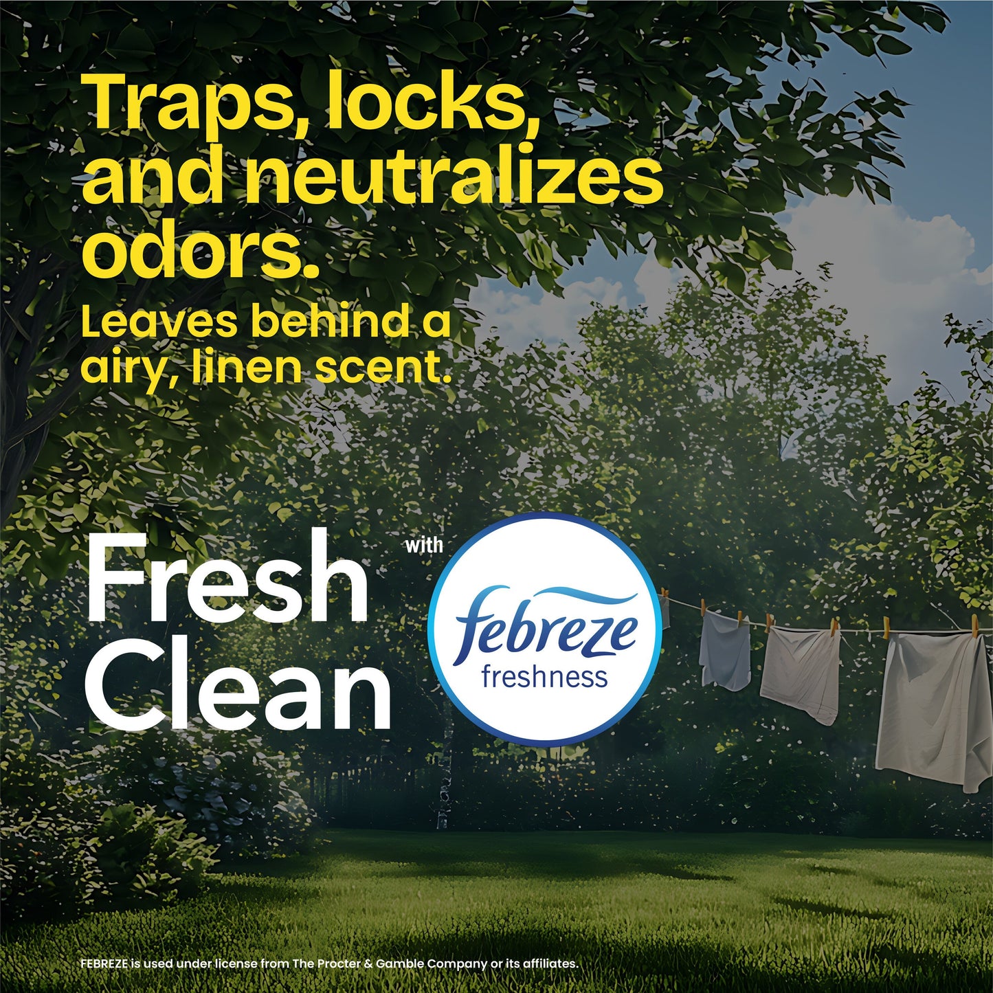 Glad ForceFlex MaxStrength Tall Kitchen Drawstring Trash Bags, 13 Gallon - Fresh Clean Scent with Febreze Freshness