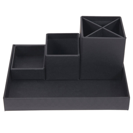 Bigso Box Of Sweden Lena Desktop Organizer- Black