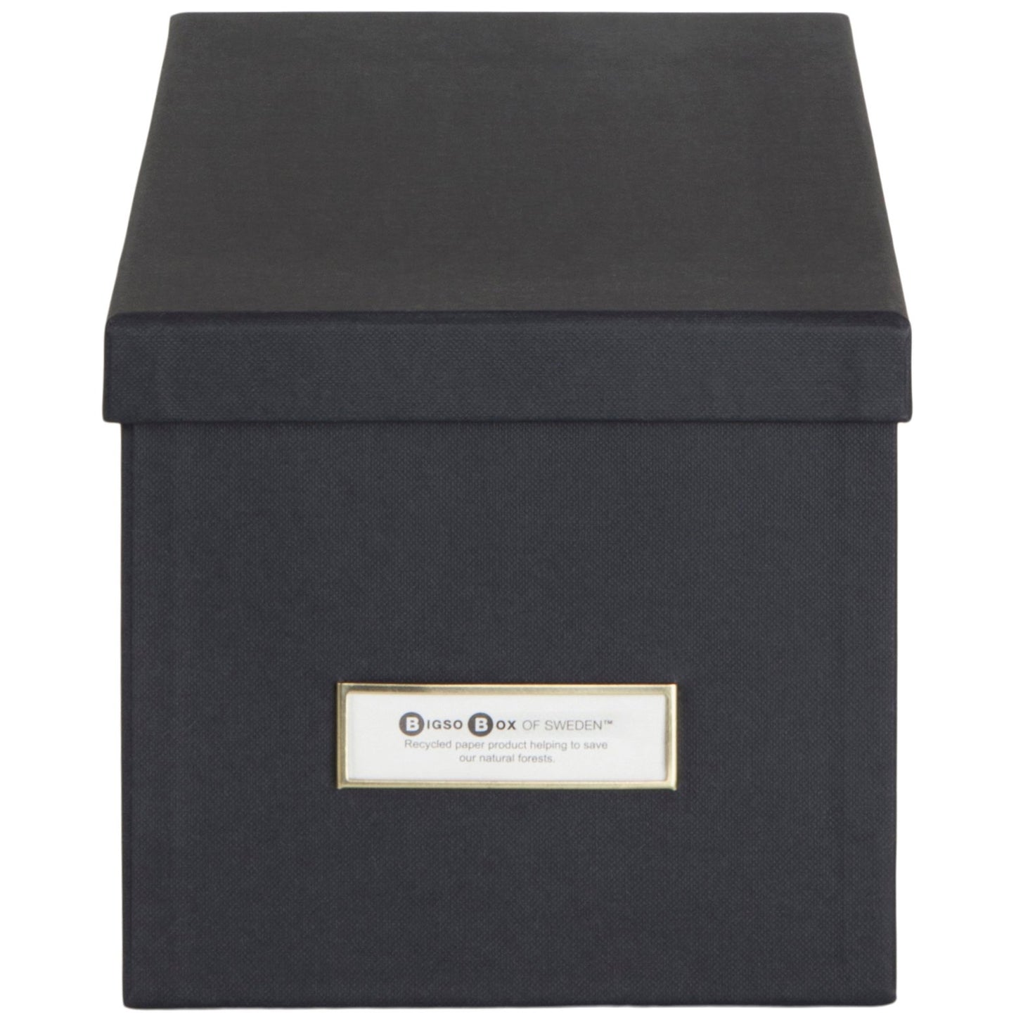 Bigso Box Of Sweden Silvia Storage Box Organizer - Black