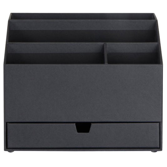 Bigso Box Of Sweden Greta Desktop Organizer with Drawer - Black