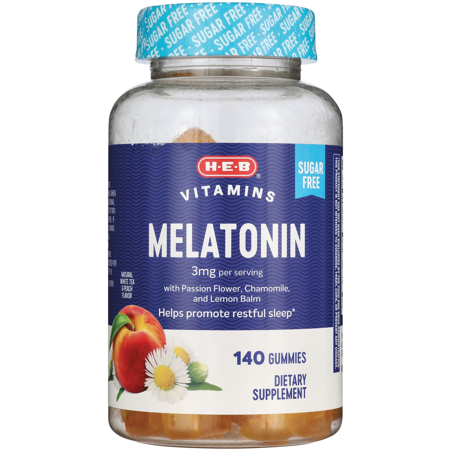 H-E-B Vitamins Melatonin 3 mg Sugar Free Gummies - Botanicals