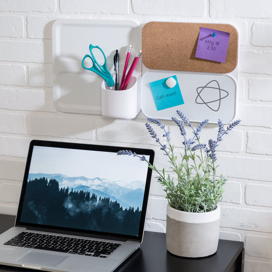 Honey Can Do Perch Corky Magnetic Cork Board