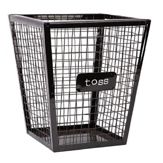 Home Essentials & Beyond Toss Metal Wire Waste Basket