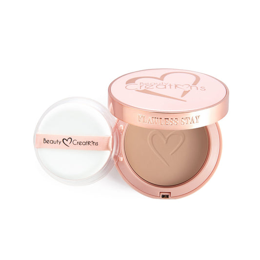 Beauty Creations Flawless Stay Powder Foundation - FSP 4