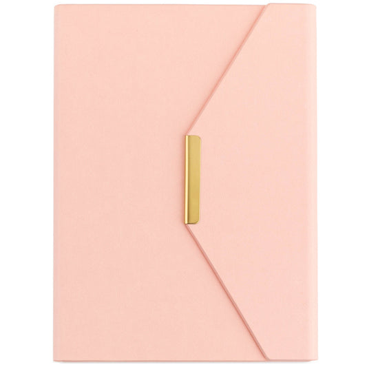 Scribble & Scribe Suede Cover Envelope Journal - Pink