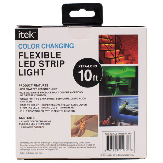 Itek Color Changing Flexible LED Light Strip