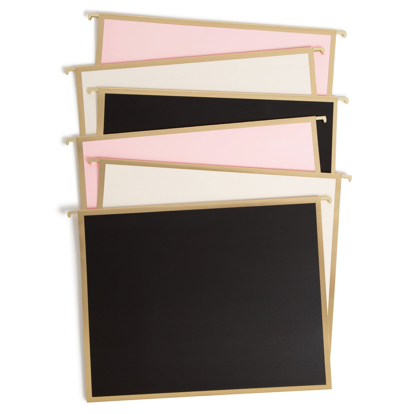 U Brands Assorted Hanging File Folders - Classic, 6 pk