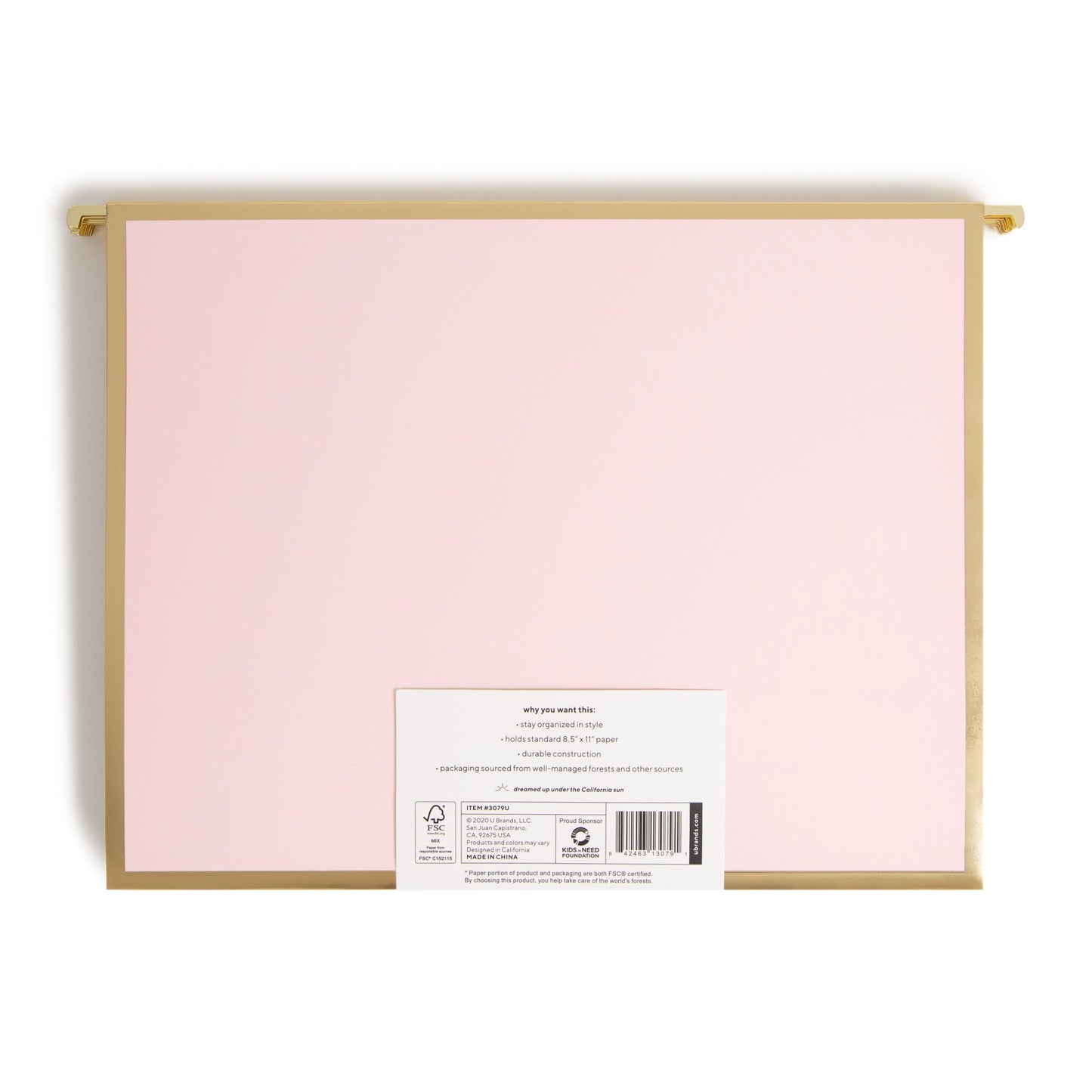 U Brands Assorted Hanging File Folders - Classic, 6 pk
