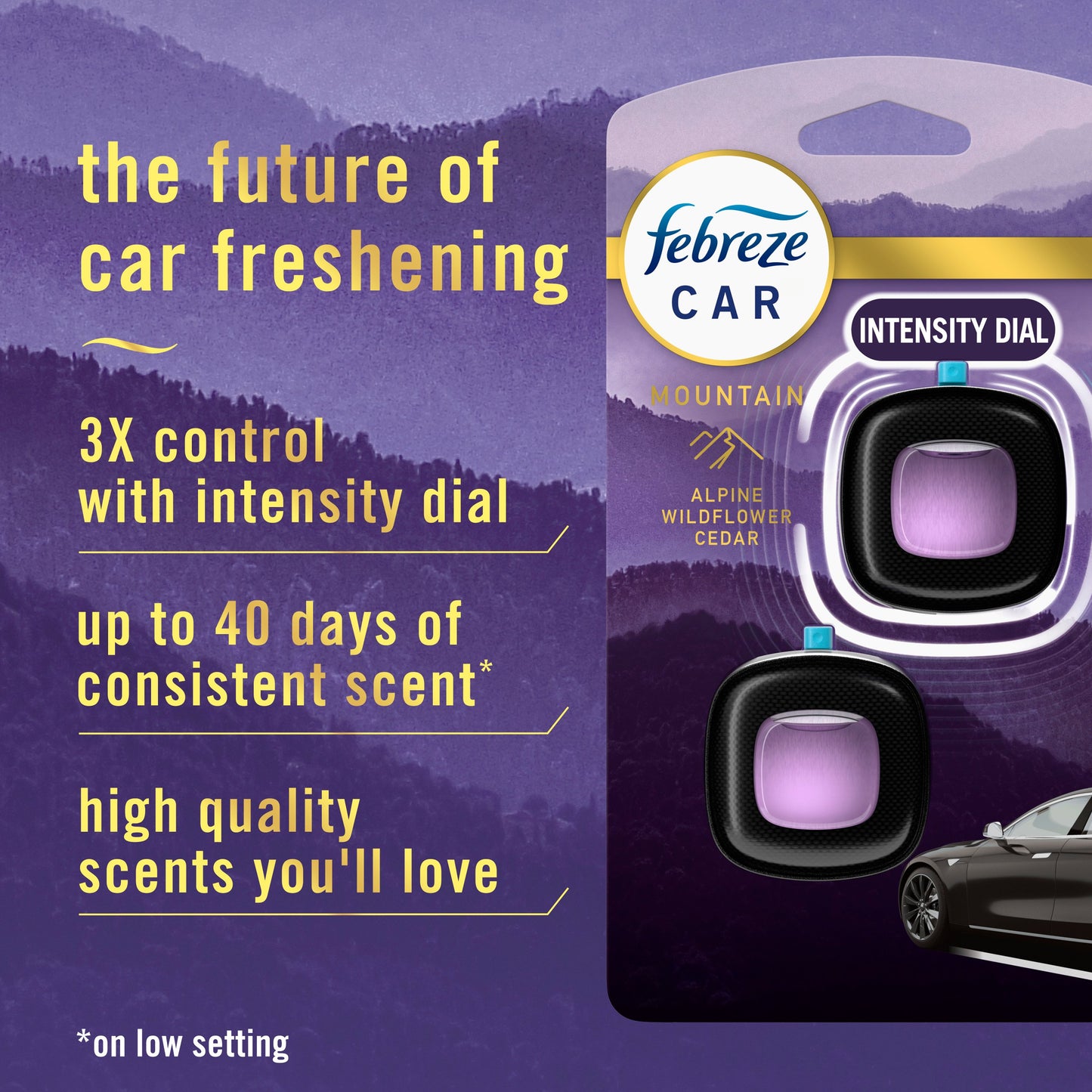 Febreze Car Vent Clip Air Fresheners - Mountain