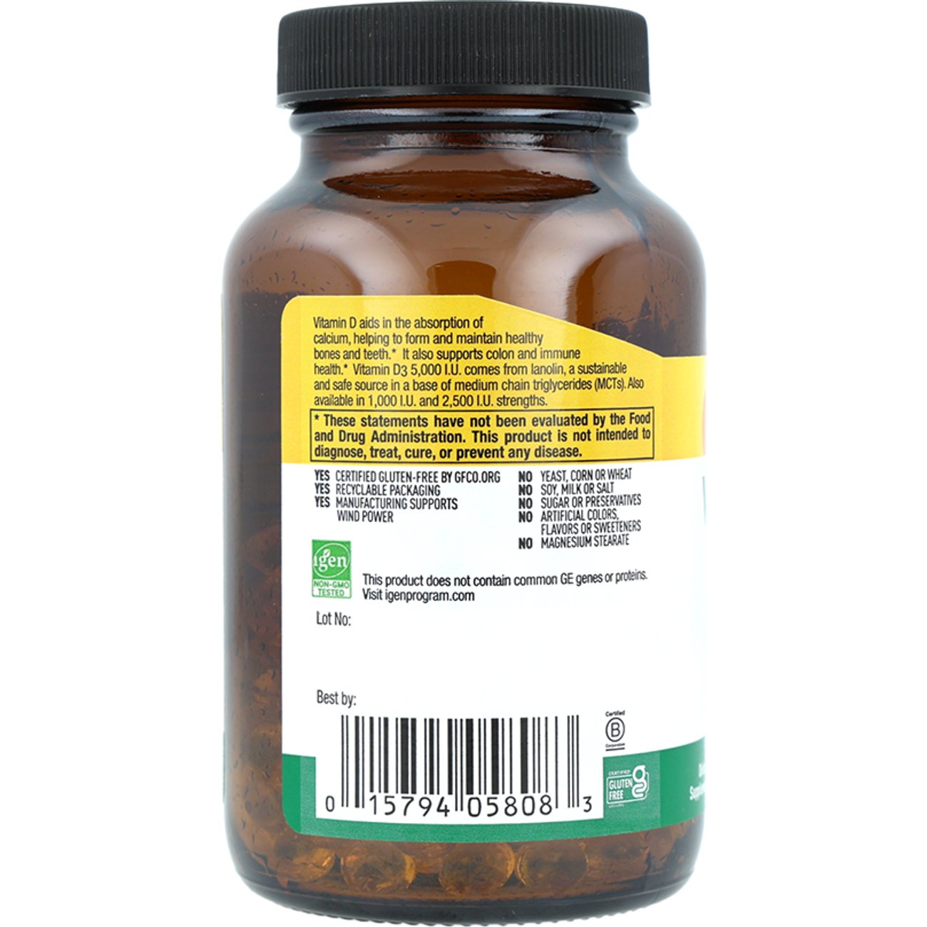 Country Life Vitamins Vitamin D3 Softgels