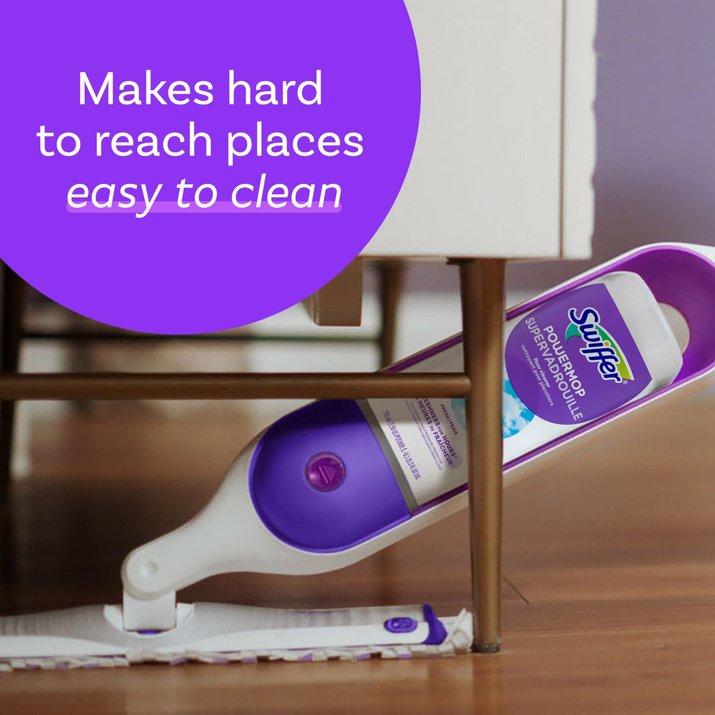 Swiffer PowerMop Multi-Surface Mop Kit for Floor Cleaning - Fresh Scent