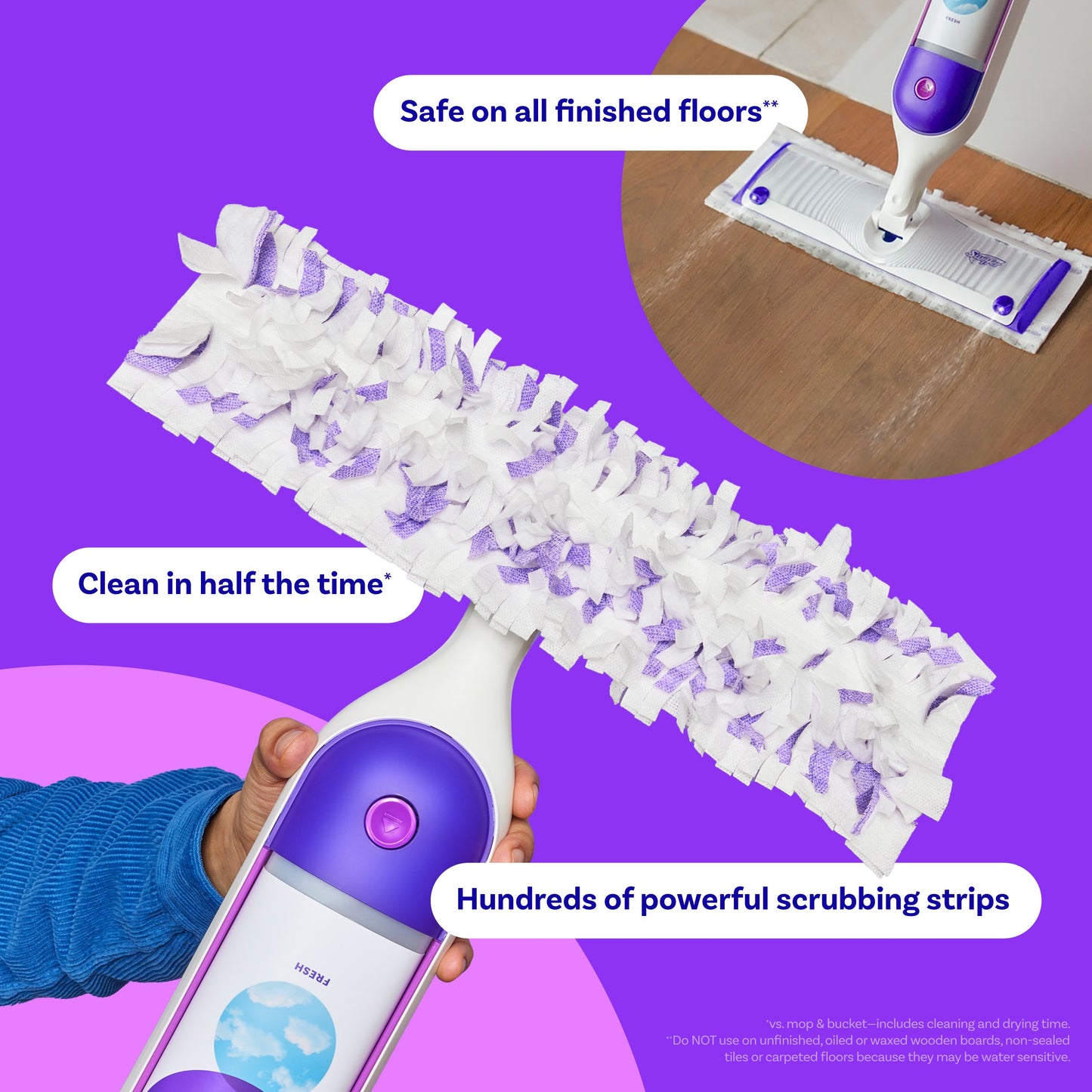 Swiffer Power Mop Pad Refills