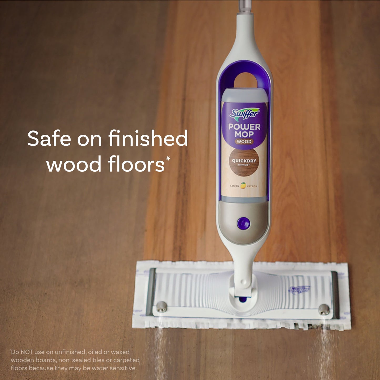Swiffer PowerMop Wood Mopping Pad Refills for Floor Cleaning