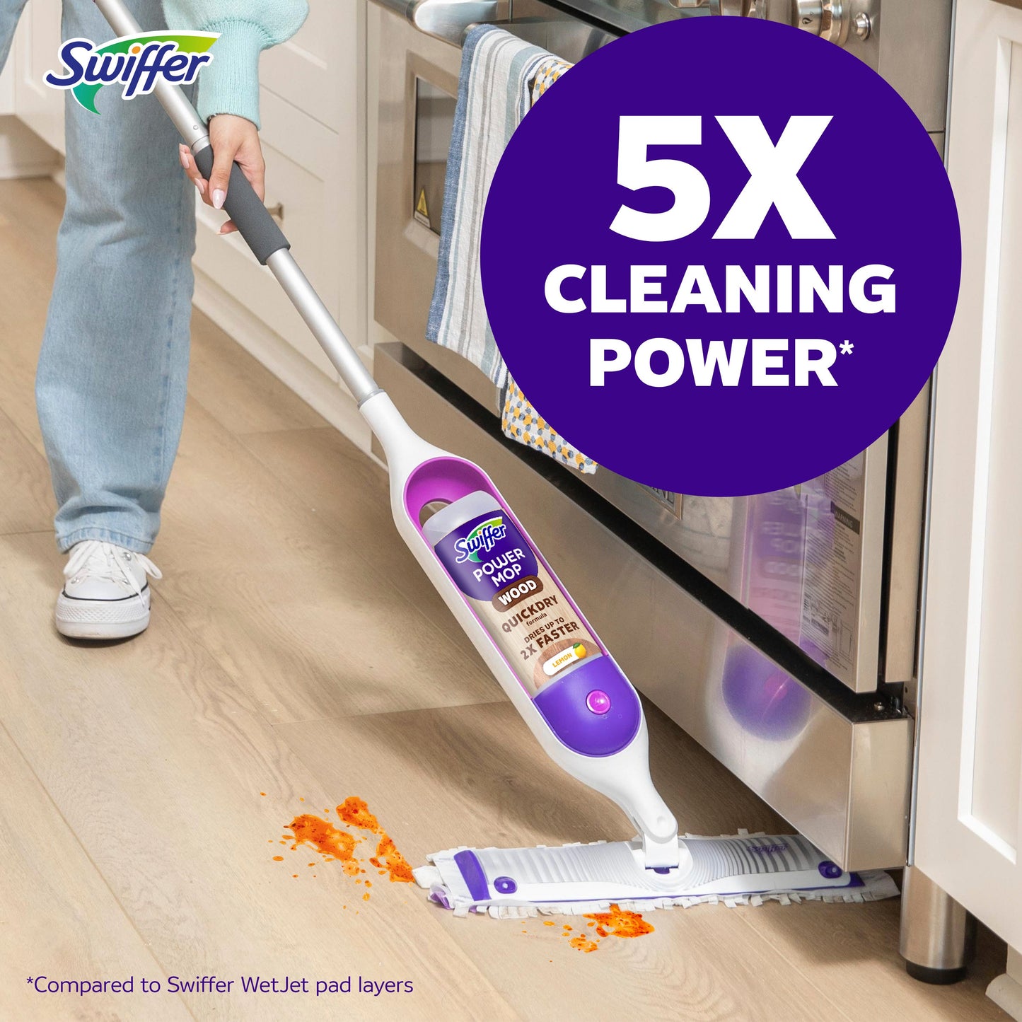 Swiffer Power Mop Wood Starter Kit