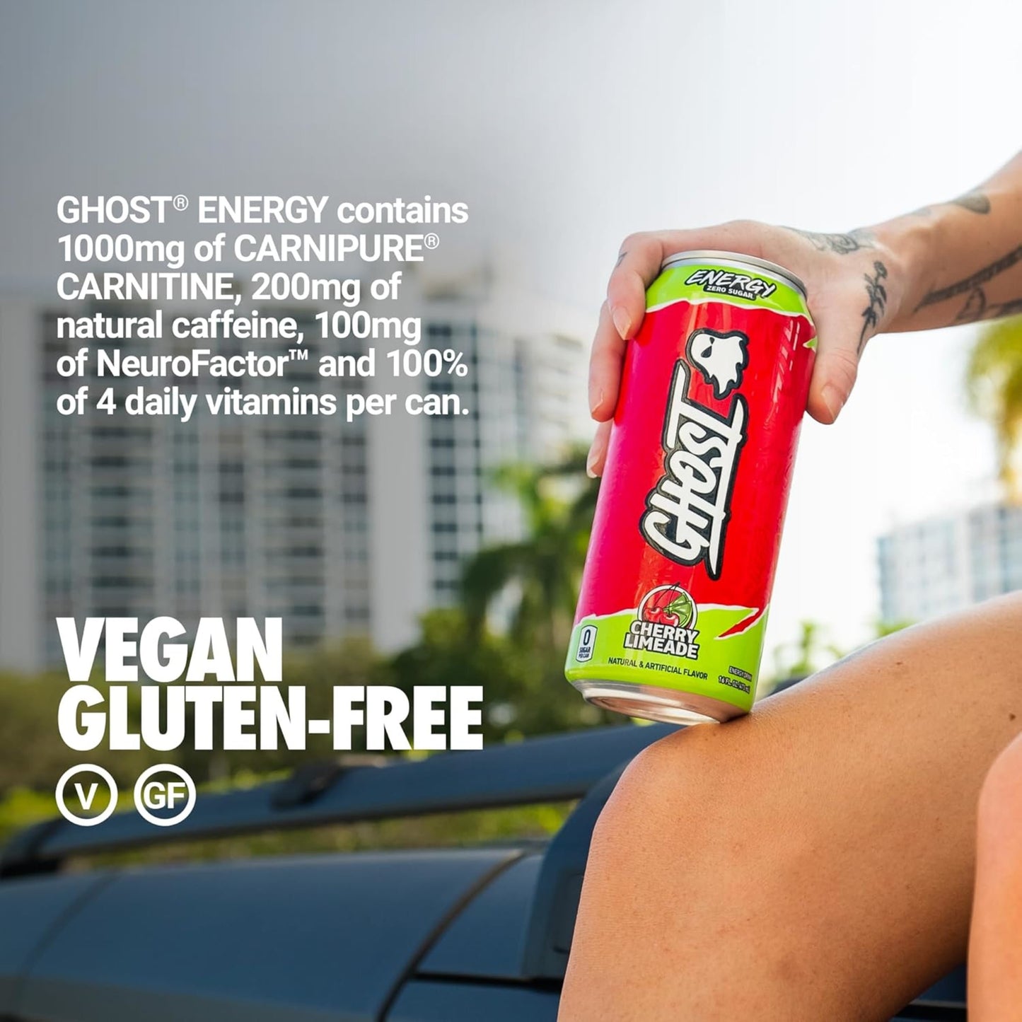 Ghost Zero Sugar Cherry Limeade Energy Drink