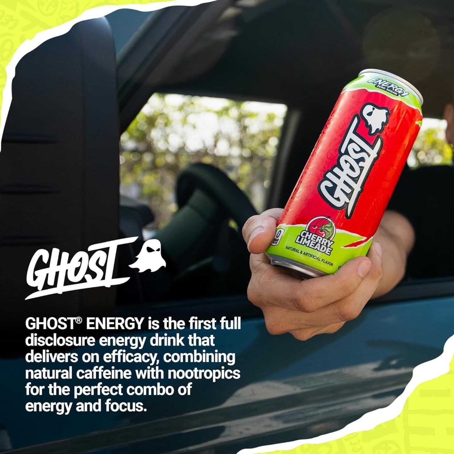 Ghost Zero Sugar Cherry Limeade Energy Drink