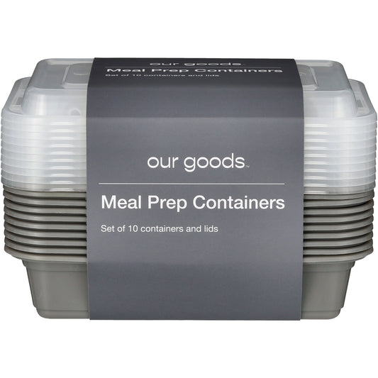 our goods 1 Section Meal Prep Containers