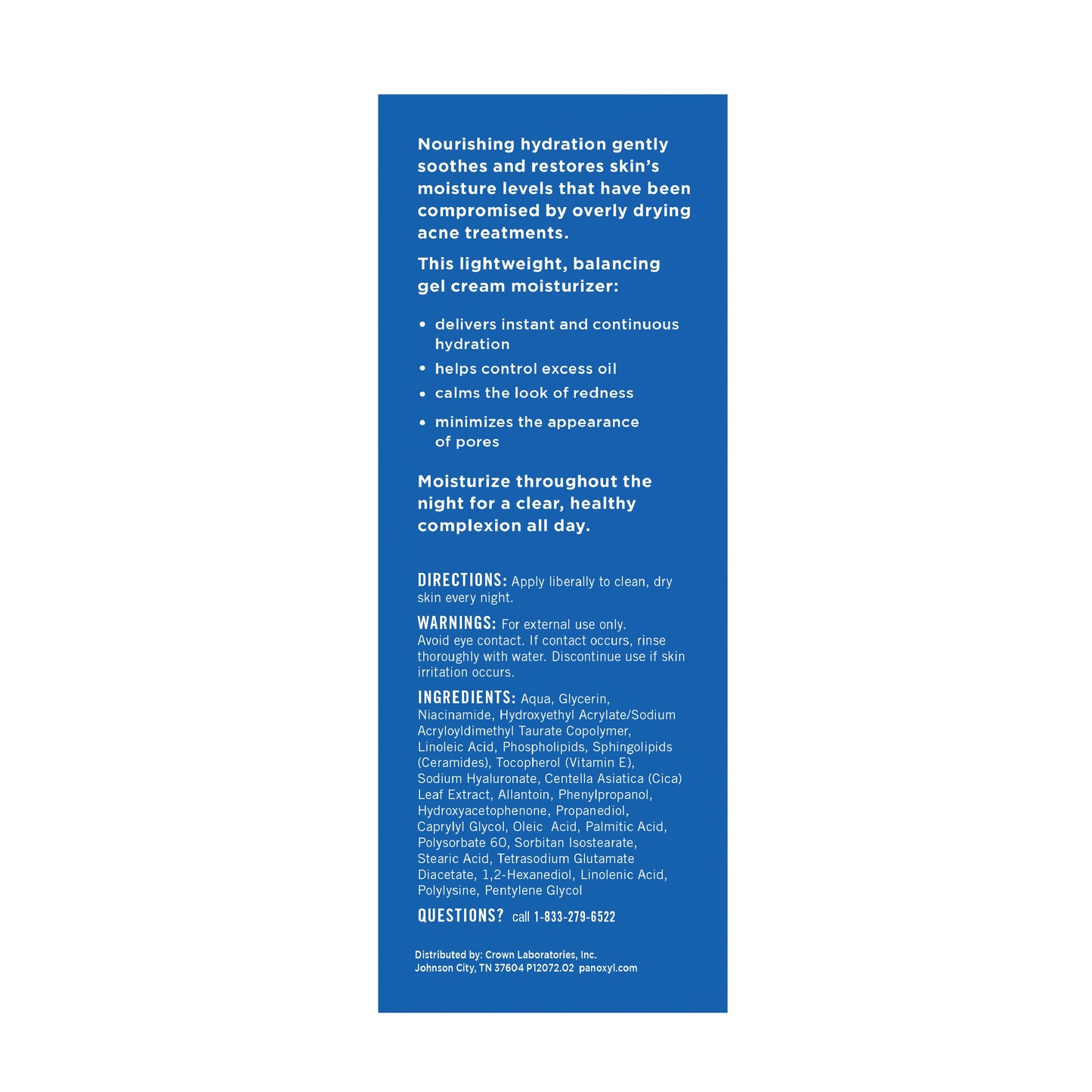 PanOxyl PM Balancing Repair Moisturizer with Niacinamide