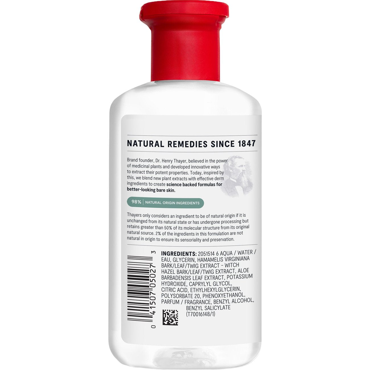 Thayers Witch Hazel Facial Toner - Original, Alcohol Free