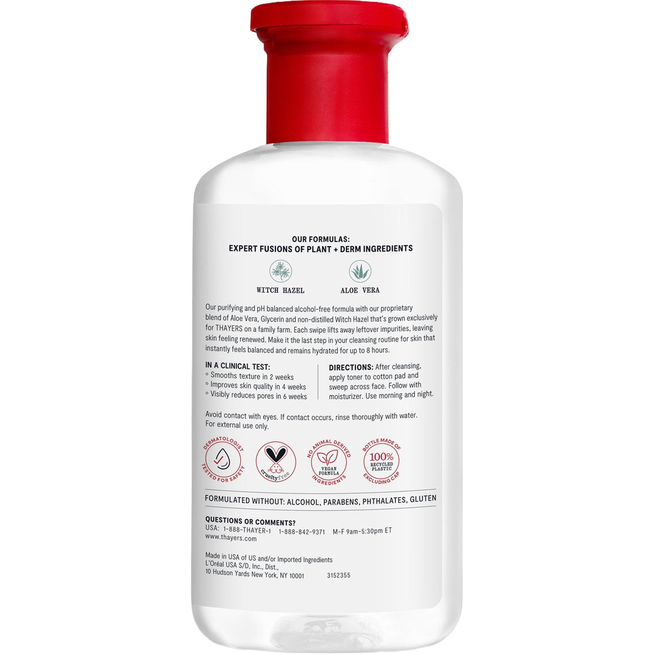 Thayers Witch Hazel Facial Toner - Original, Alcohol Free