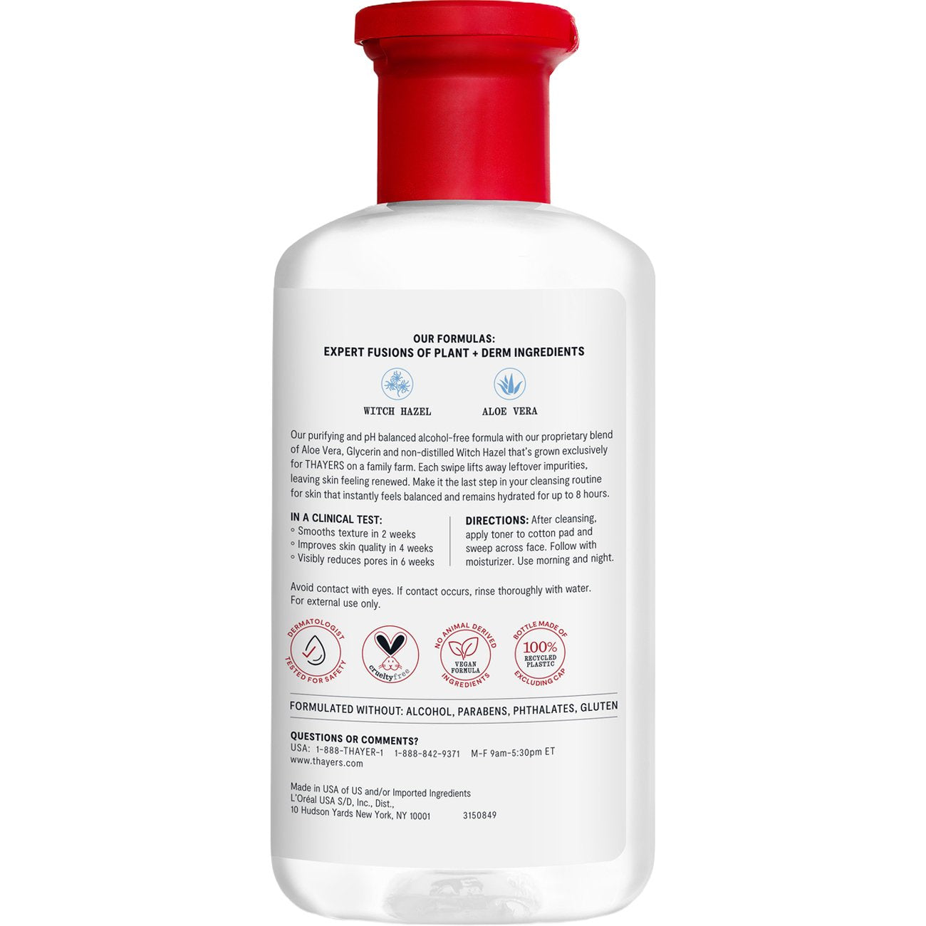 Thayers Witch Hazel Facial Toner - Unscented, Alcohol Free