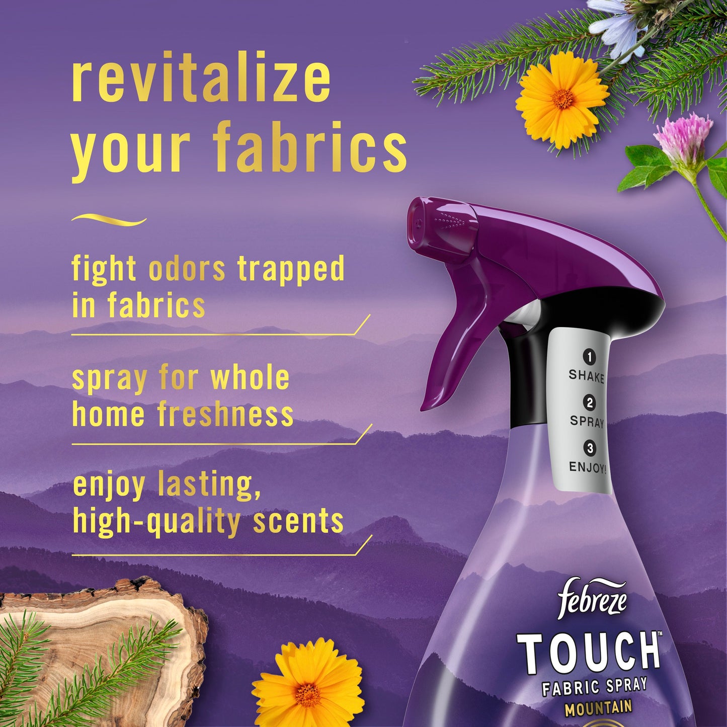 Febreze Touch Fabric Refresher Spray - Mountain