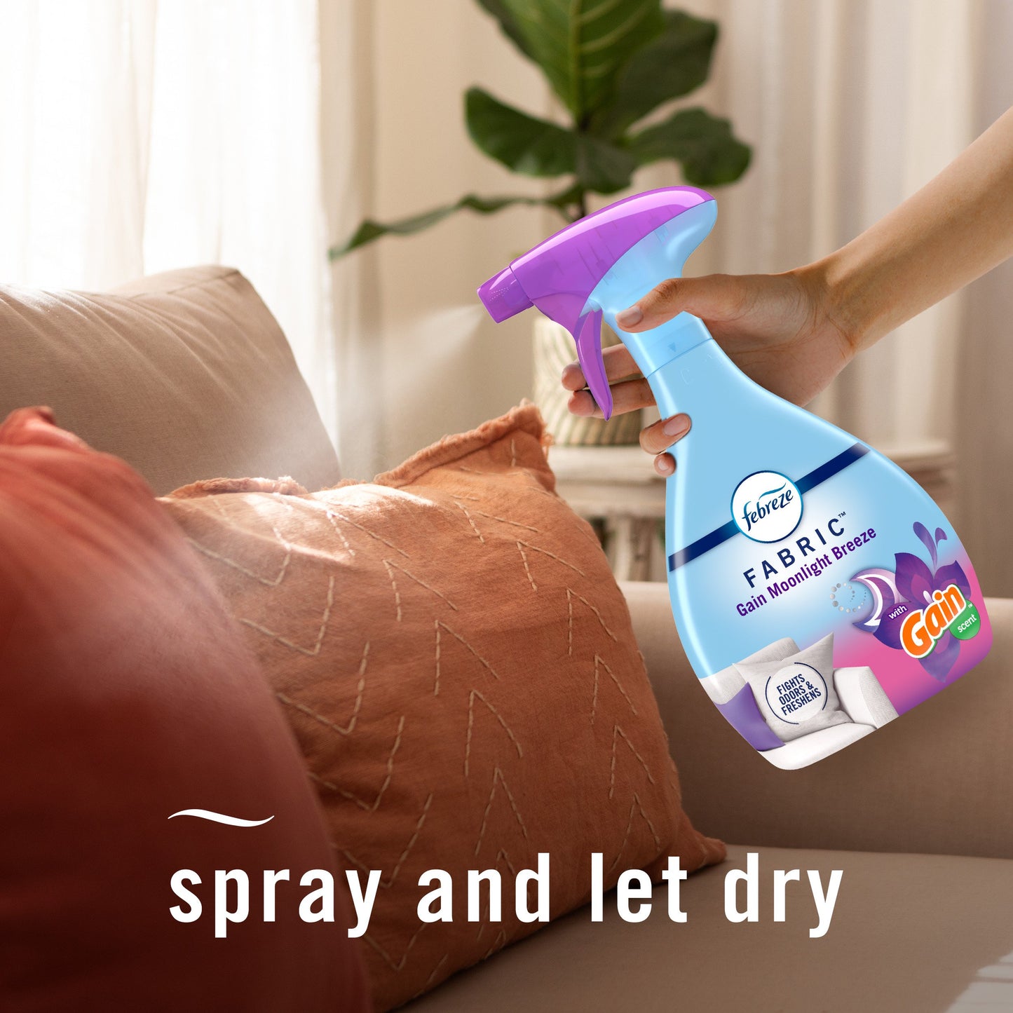 Febreze Fabric Refresher Spray - Moonlight Breeze with Gain Scent