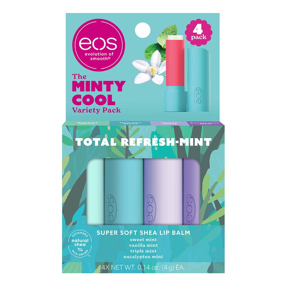 eos The Minty Cool Super Soft Shea Lip Balm - Total Refresh-Mint