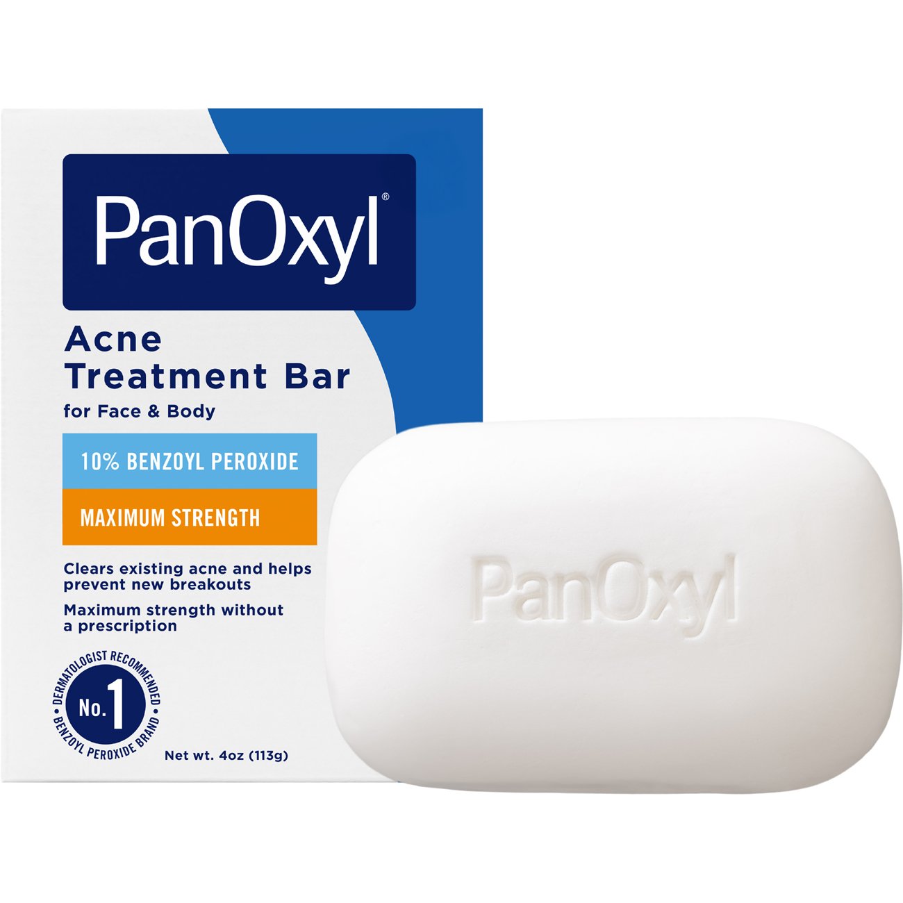 PanOxyl Acne Treatment Bar with 10% Benzoyl Peroxide
