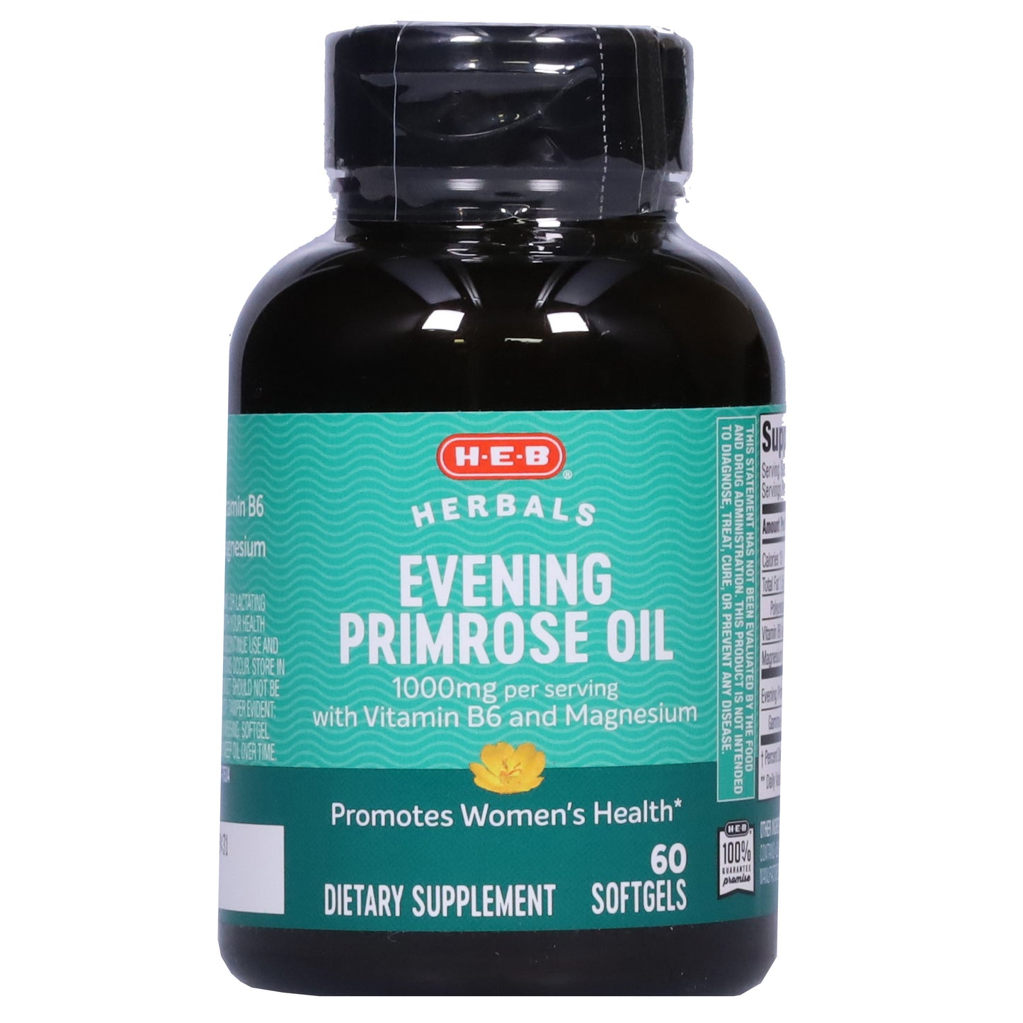 H-E-B Herbals Evening Primrose Oil + Magnesium Softgels