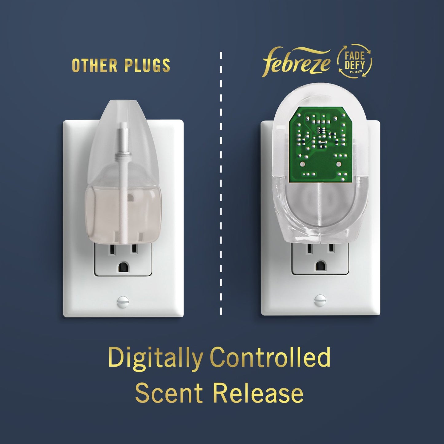 Febreze Luxe Plug In Air Freshener Odor-Fighting Scented Oil Refill - Mountain