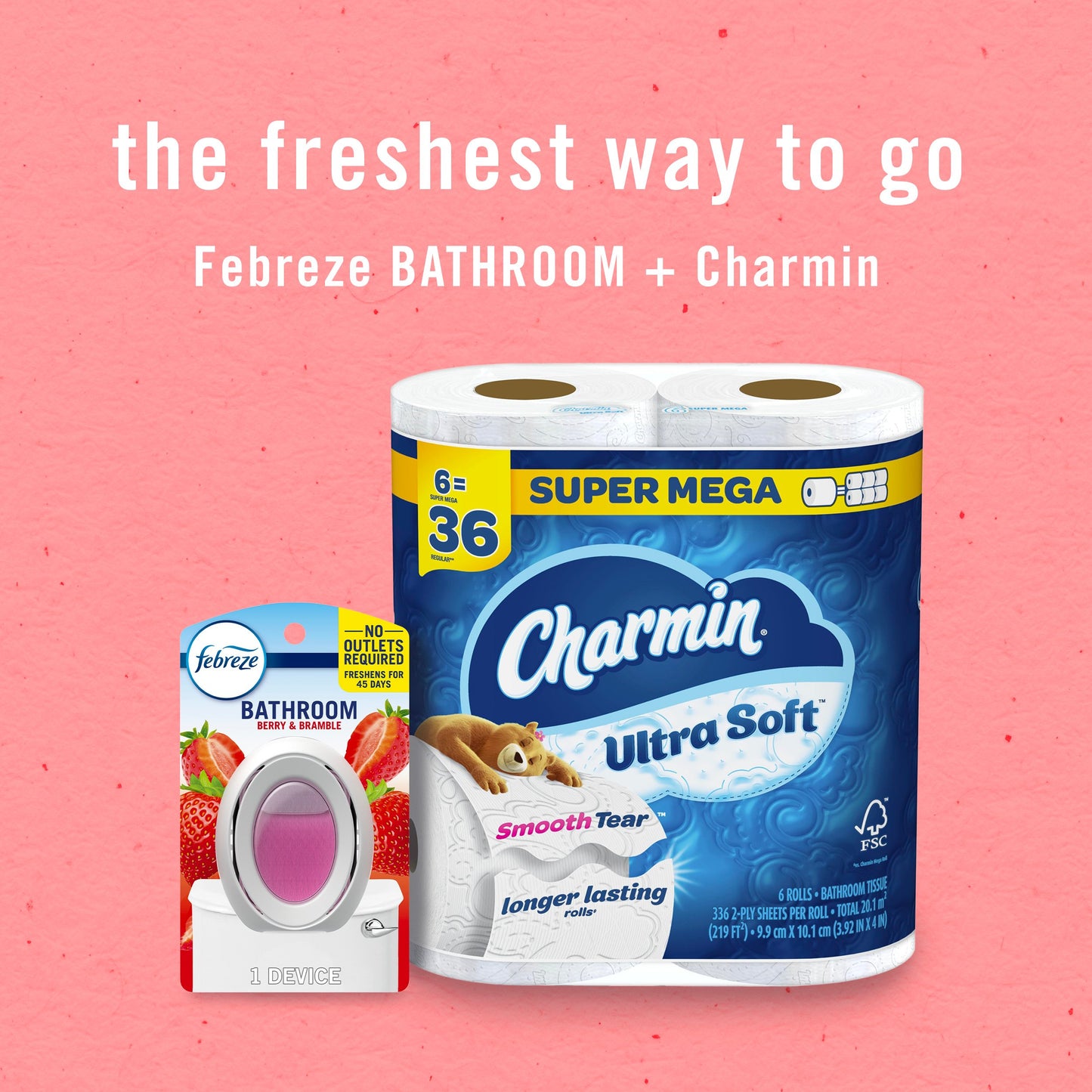Febreze Bathroom Air Freshner - Berry & Bramble