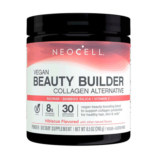 NeoCell Vegan Beauty Builder Collagen Alternative Powder - Hibiscus
