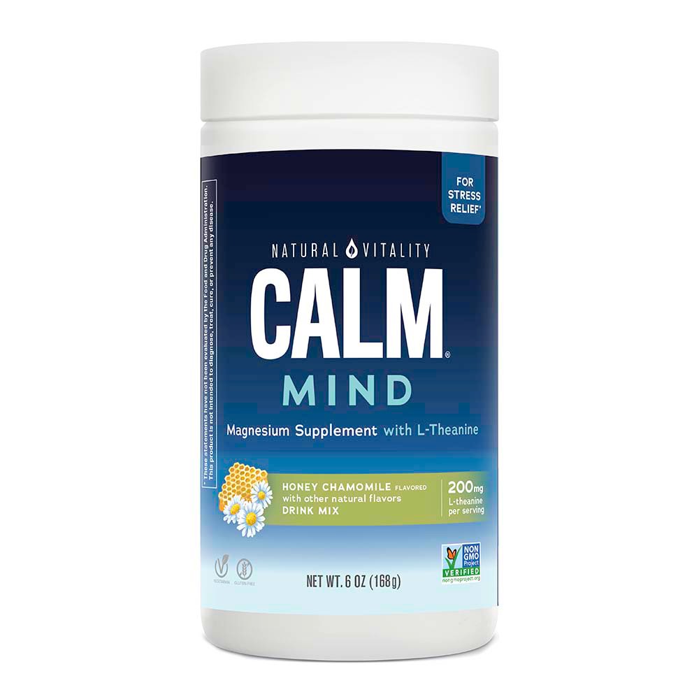 Natural Vitality Calm Mind Magnesium Supplement Drink Mix - Honey Chamomile