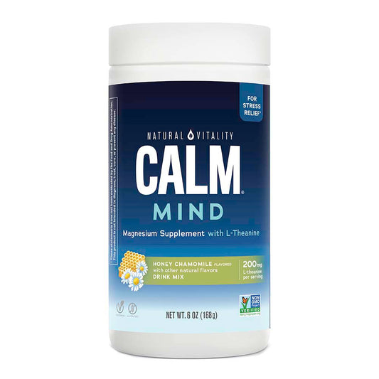 Natural Vitality Calm Mind Magnesium Supplement Drink Mix - Honey Chamomile