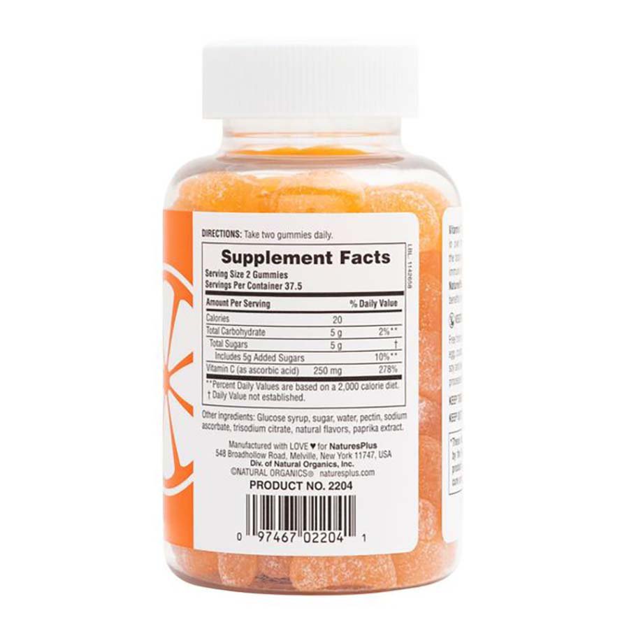 NaturesPlus Vitamin C Gummies - Orange