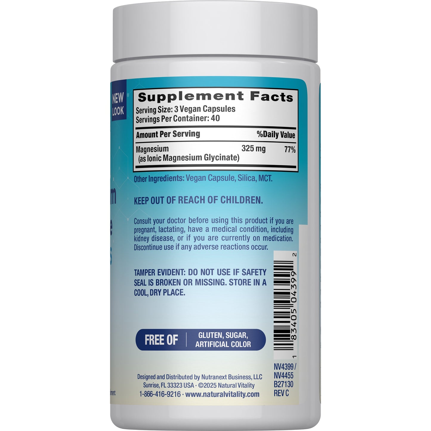 Natural Vitality Calm Calm Magnesium Glycinate Capsules