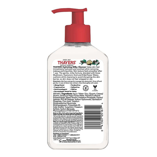 Thayers Hydrating Milky Cleanser - Snow Mushroom