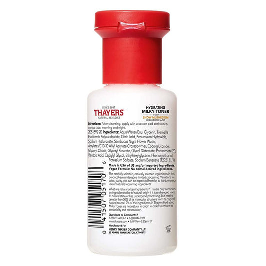 Thayers Hydrating Milky Toner - Snow Mushroom