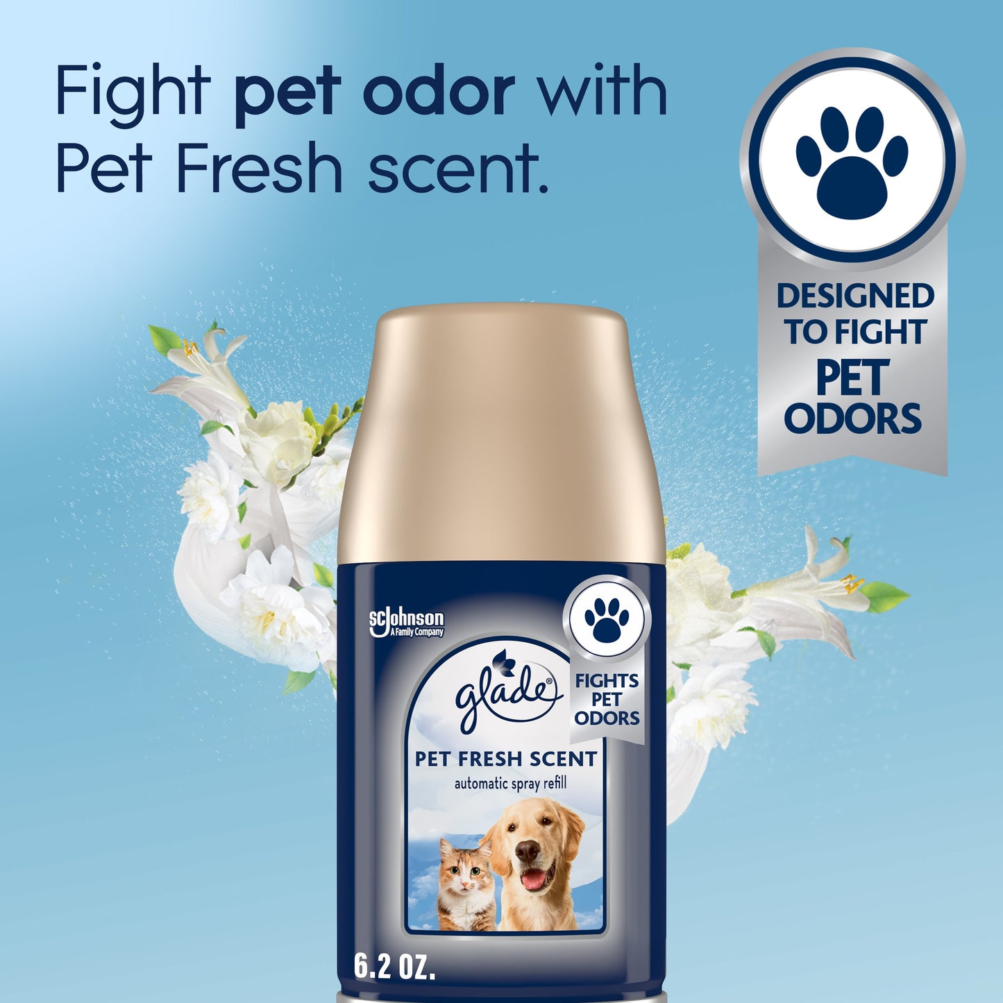 Glade Automatic Spray Refill Air Freshener - Pet Fresh Scent
