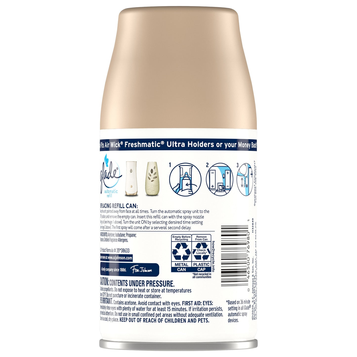 Glade Automatic Spray Refill Air Freshener - Pet Fresh Scent