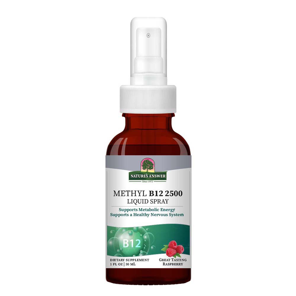 Nature's Answer Methyl B12 2500 Liquid Spray - Raspberry