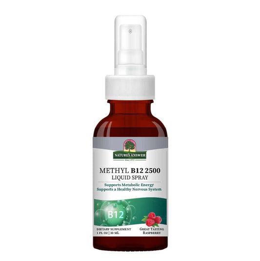 Nature's Answer Methyl B12 2500 Liquid Spray - Raspberry