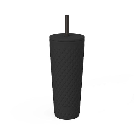 Zak! Designs Cora Tumbler with Straw - Ebony