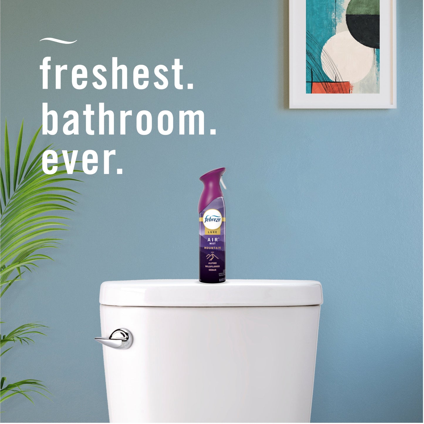 Febreze Luxe Air Freshener Odor-Fighting Room Spray - Mountain