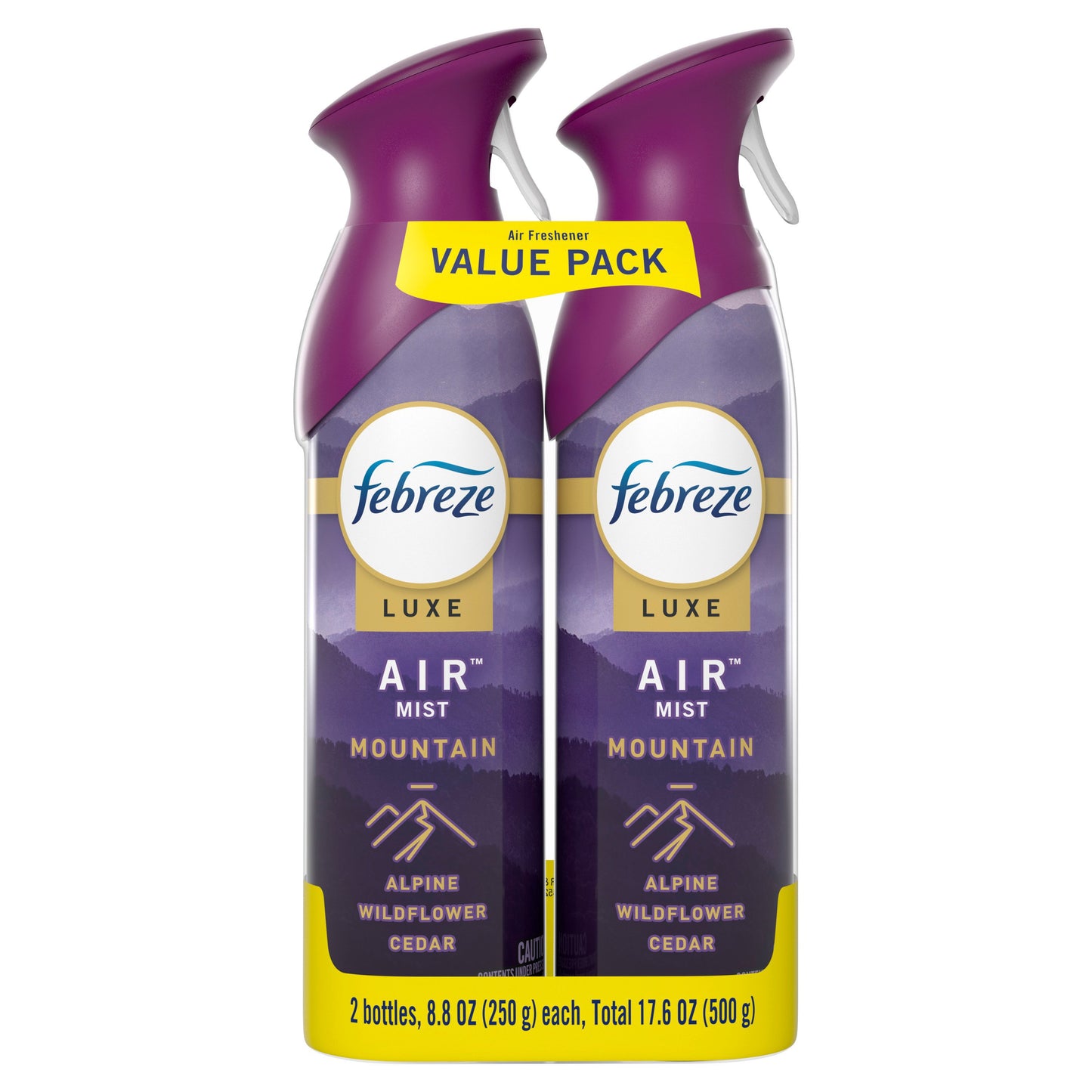 Febreze Luxe Air Freshener Odor-Fighting Room Spray - Mountain